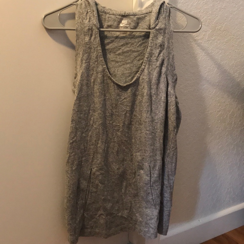 Grey Nike sportswear tank top